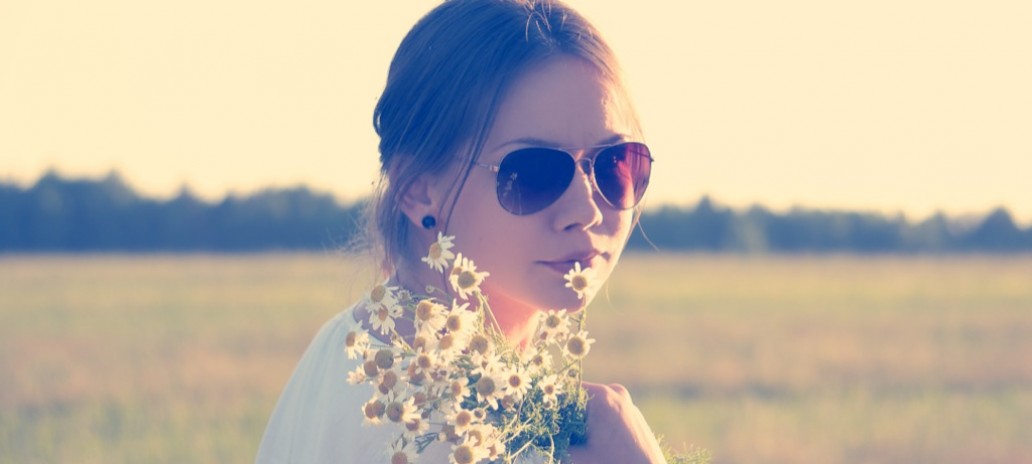Flower Sunset Pose