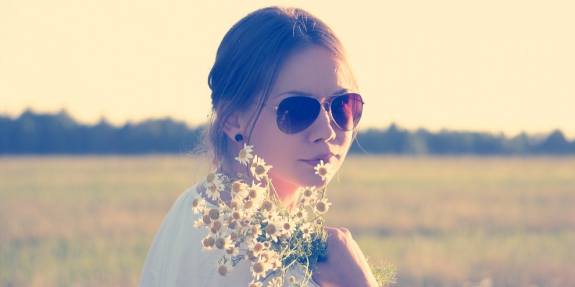 Flower Sunset Pose